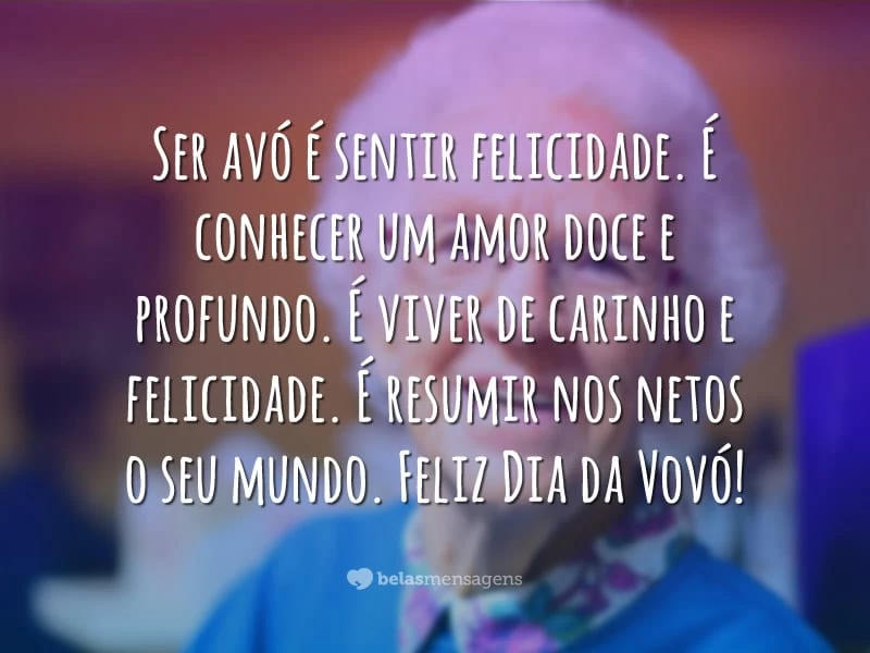 A Origem e o Significado do Dia dos Avós