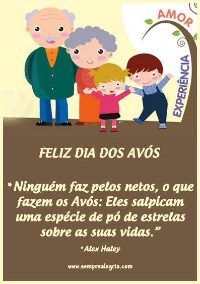 mensagem do dia dos avós