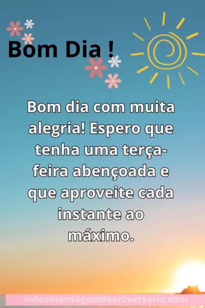 bom dia terça-feira com fé