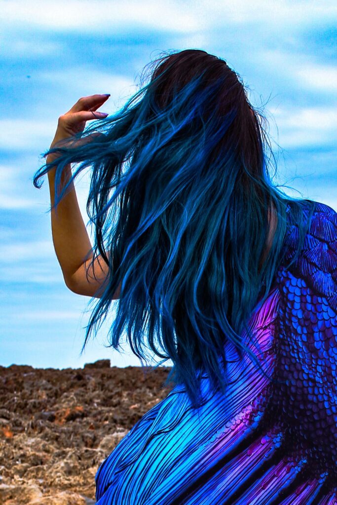 estilos de cabelo coloridos