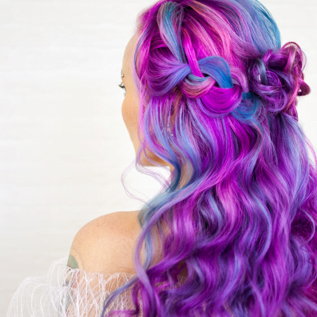 estilos de cabelo coloridos