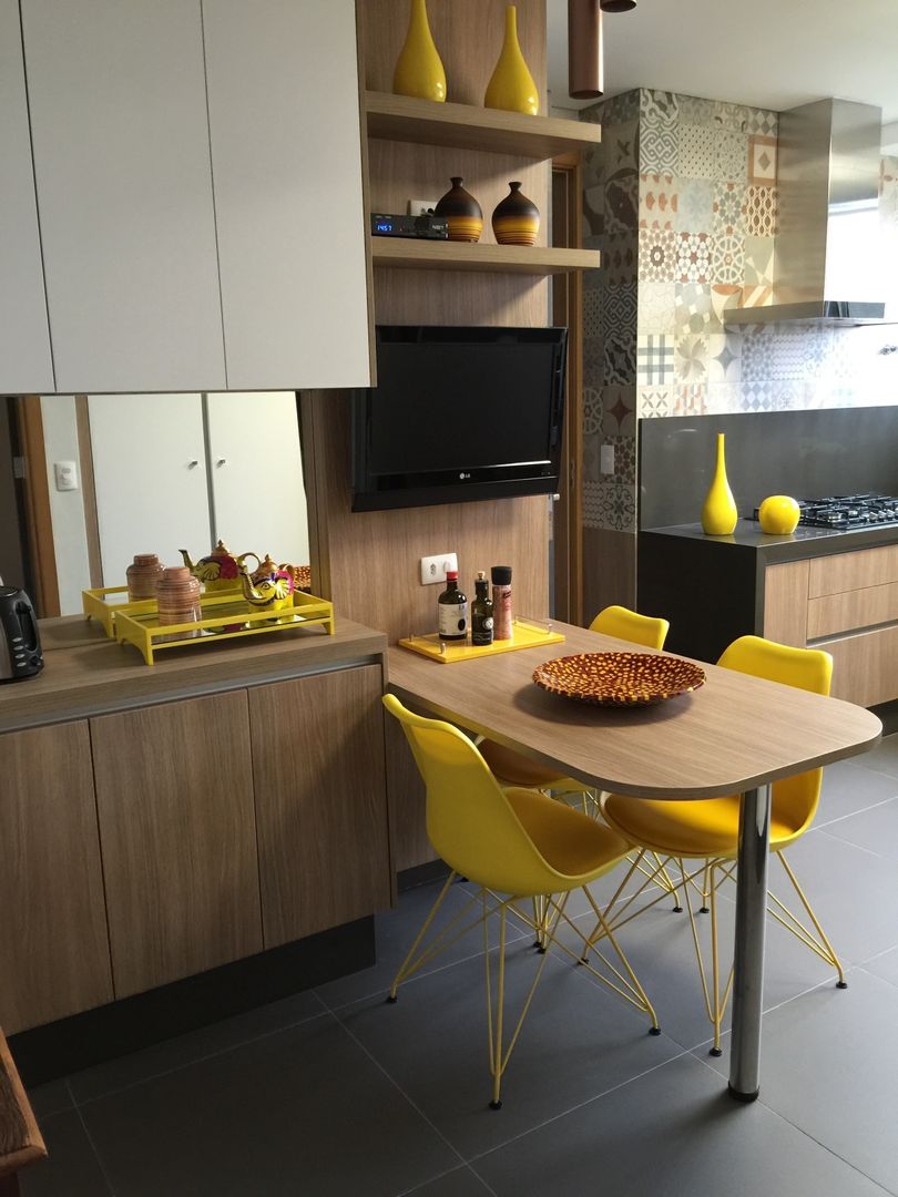 mesa extensível cozinha pequena