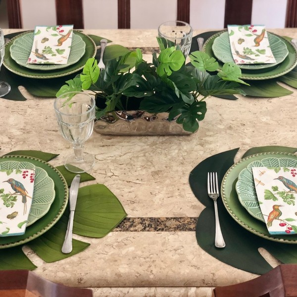 mesa posta almoço de domingo