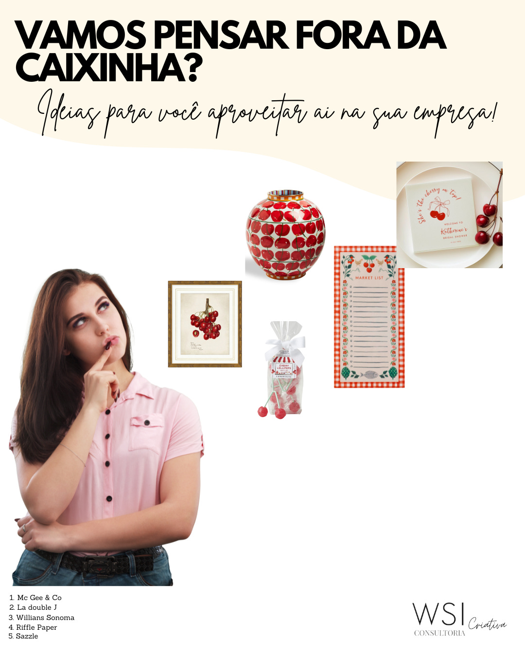 5 ideias de títulos