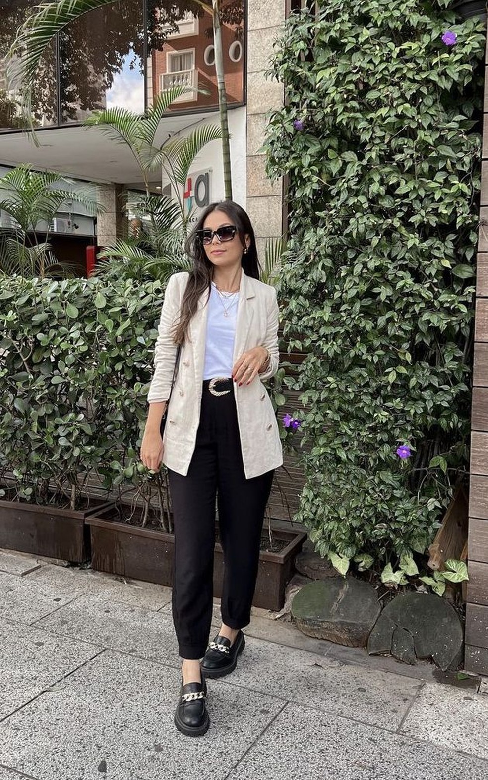 looks com mocassim tratorado