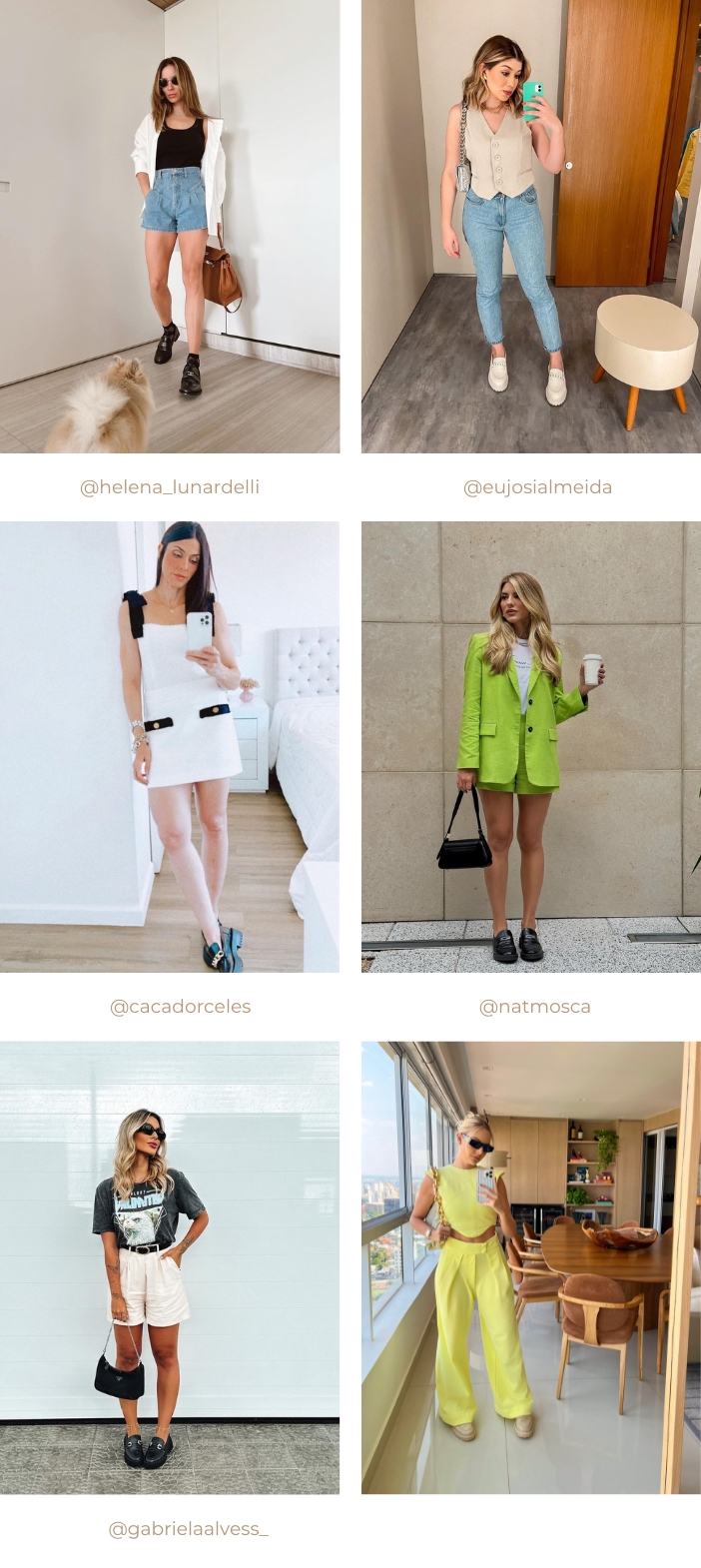 mocassim tratorado com vestido