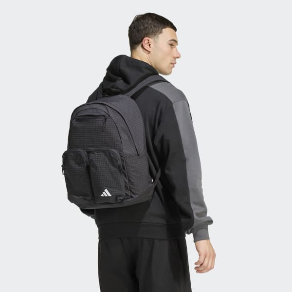 mochila adidas preta grande