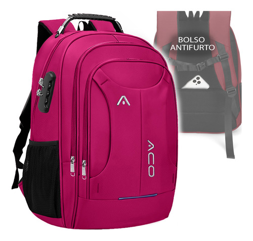 Mochila feminina reforçada impermeável