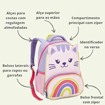 Mochila infantil para creche