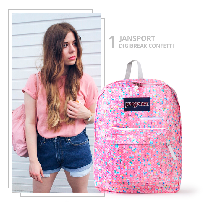 looks com mochila pequena