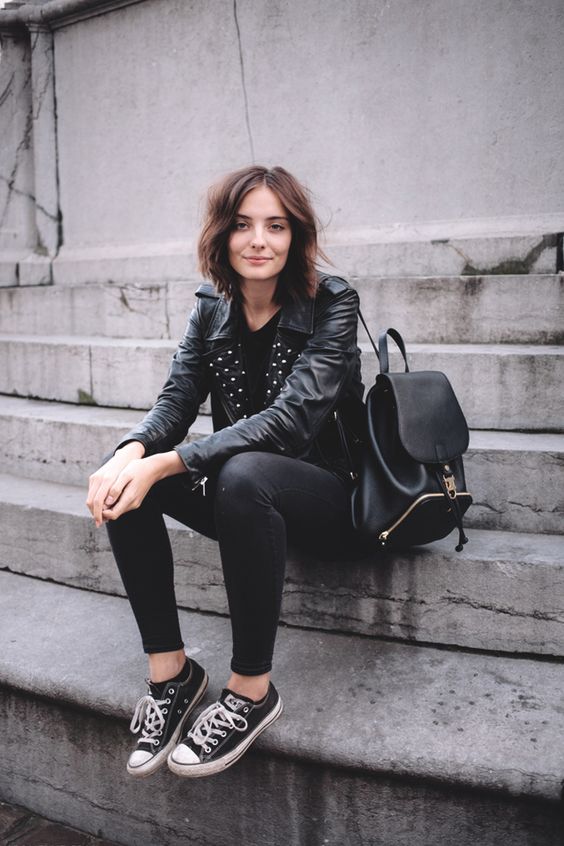 looks com mochila Tommy Hilfiger