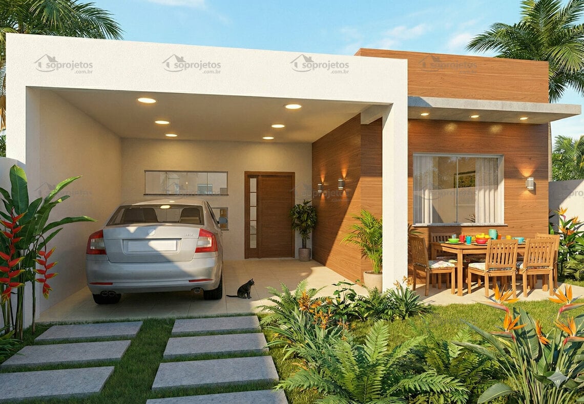modelos de casa para terreno pequeno