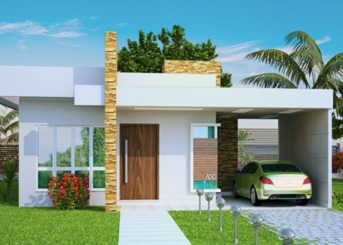 casa em L 3 quartos