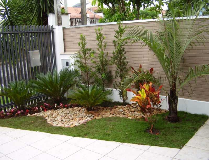 modelos de jardim para casas pequenas