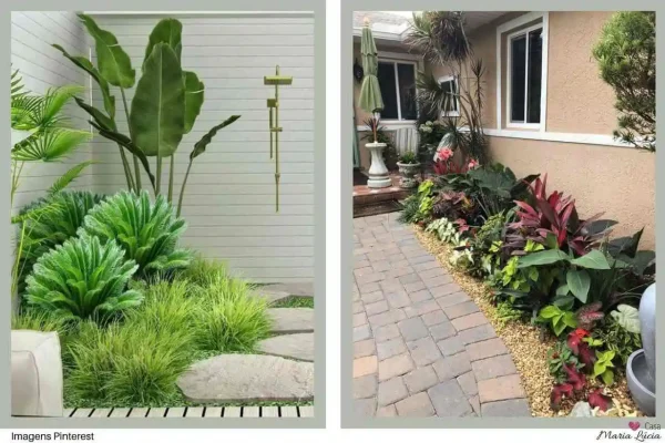 ideias de jardim frontal