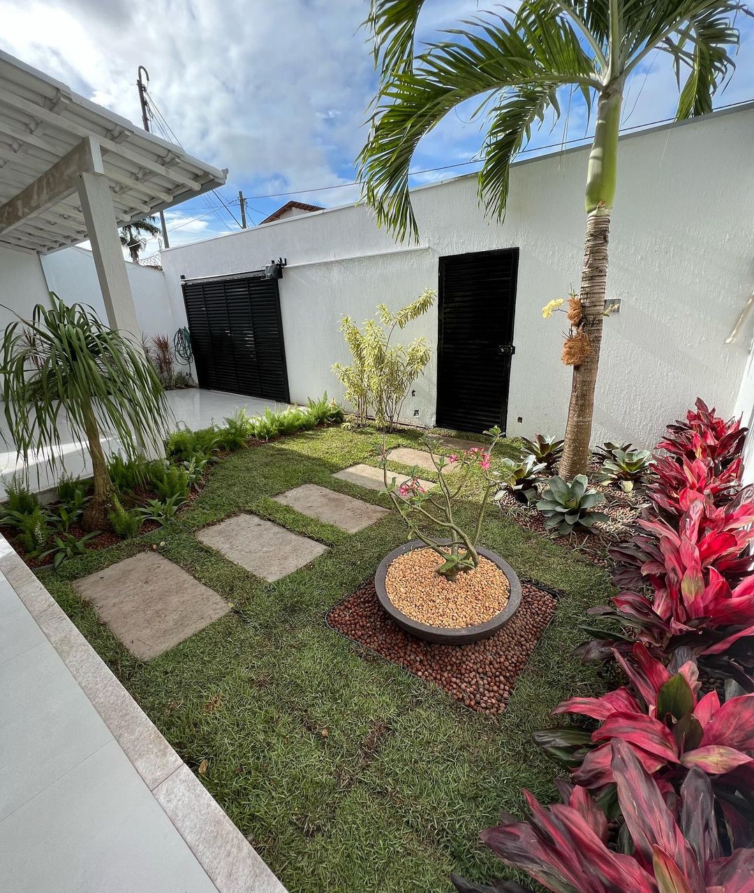 jardim vertical na fachada