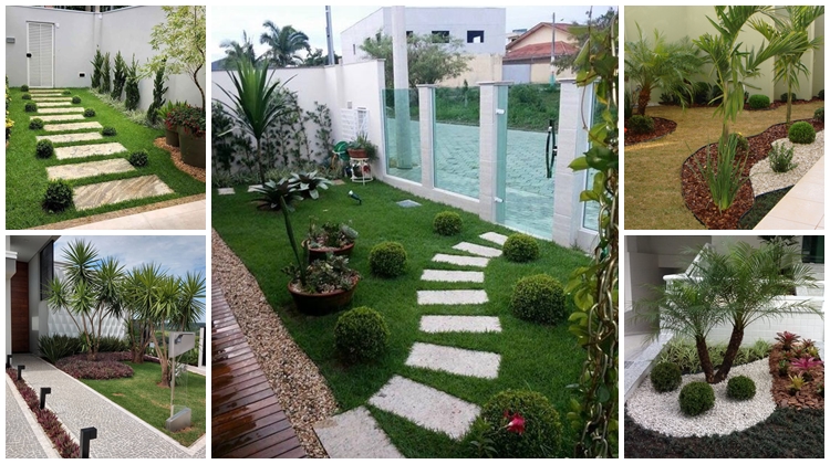 jardim lateral para casas
