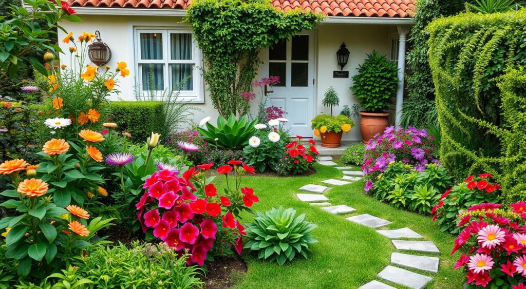 paisagismo residencial frente