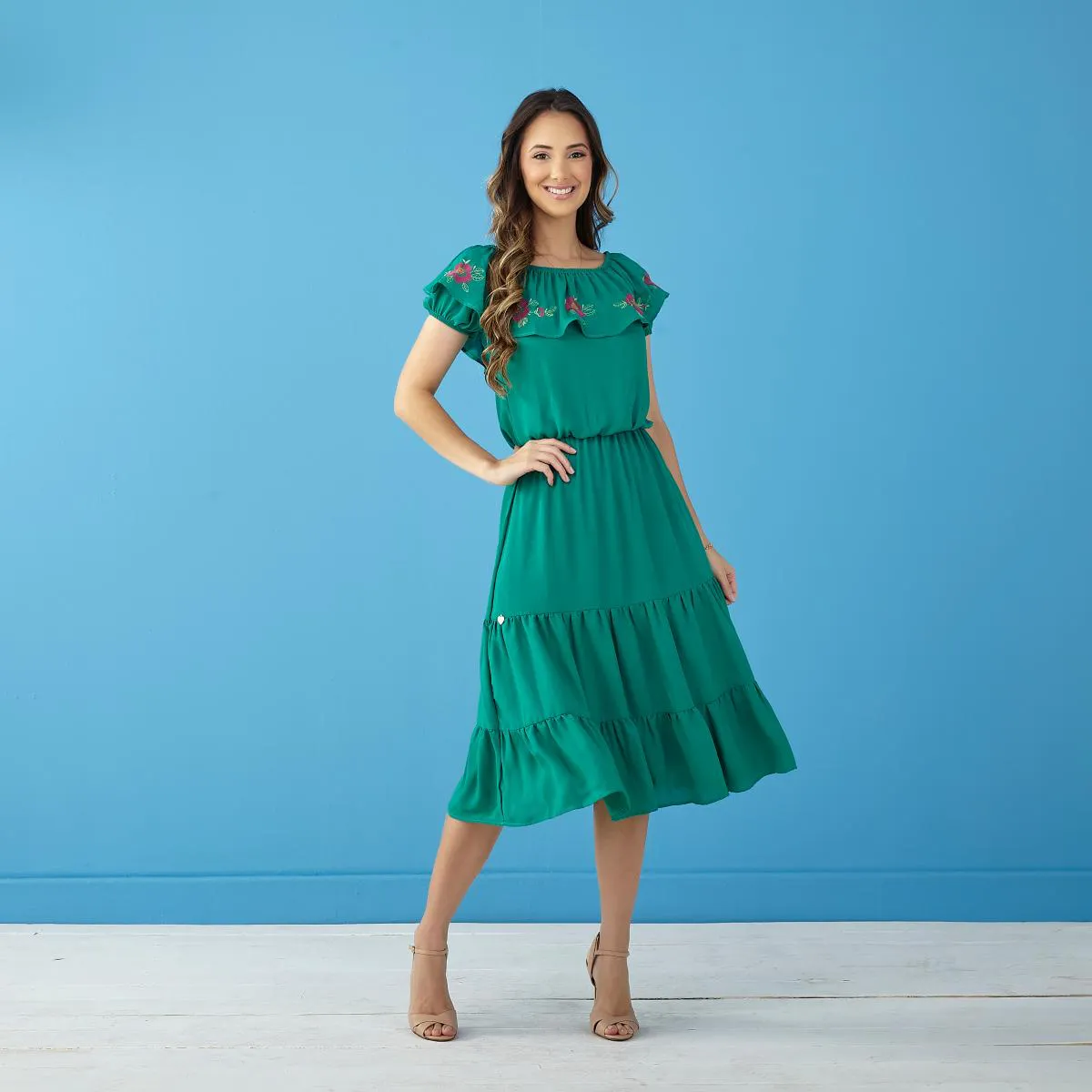 vestido evangélico de trabalho