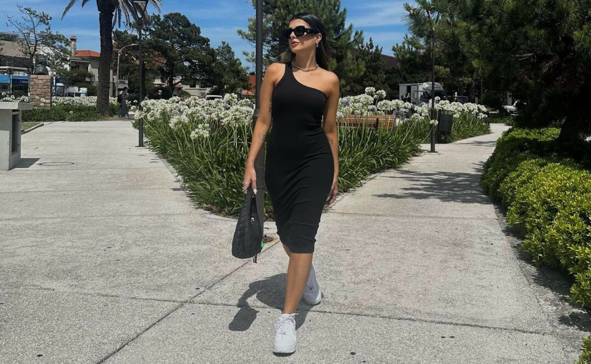 vestido tubinho estampado