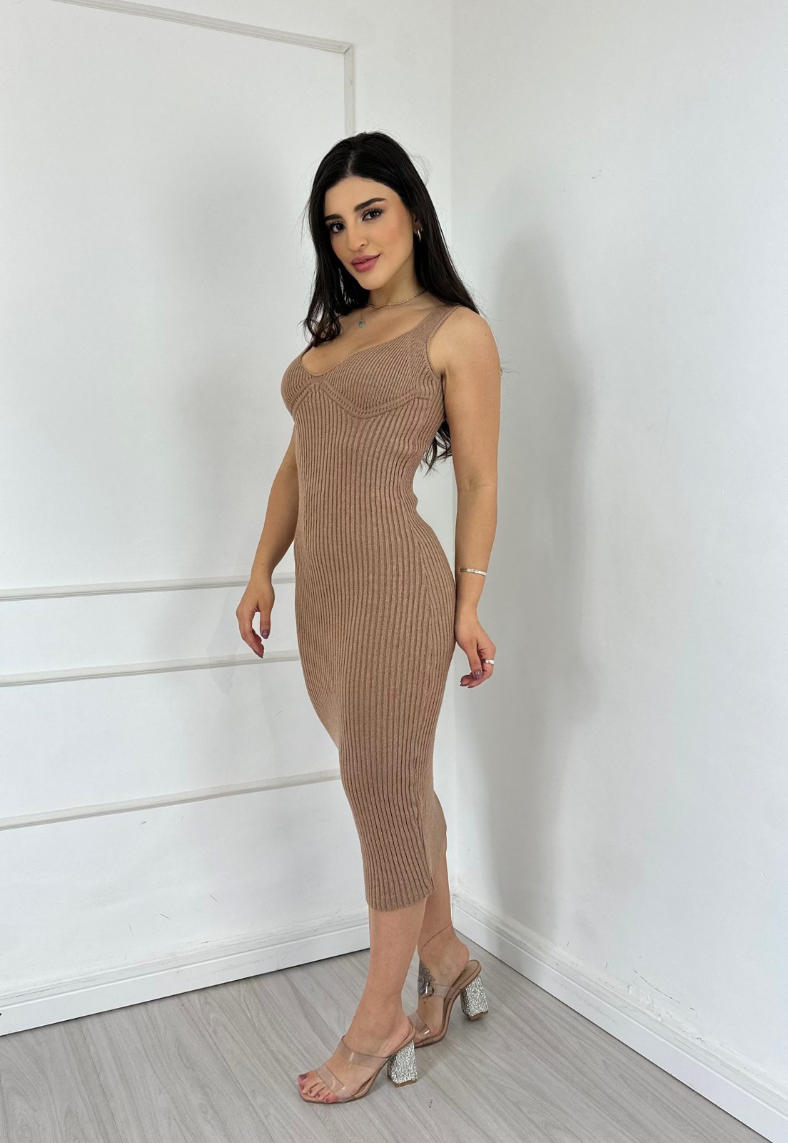 vestido tubinho com blazer