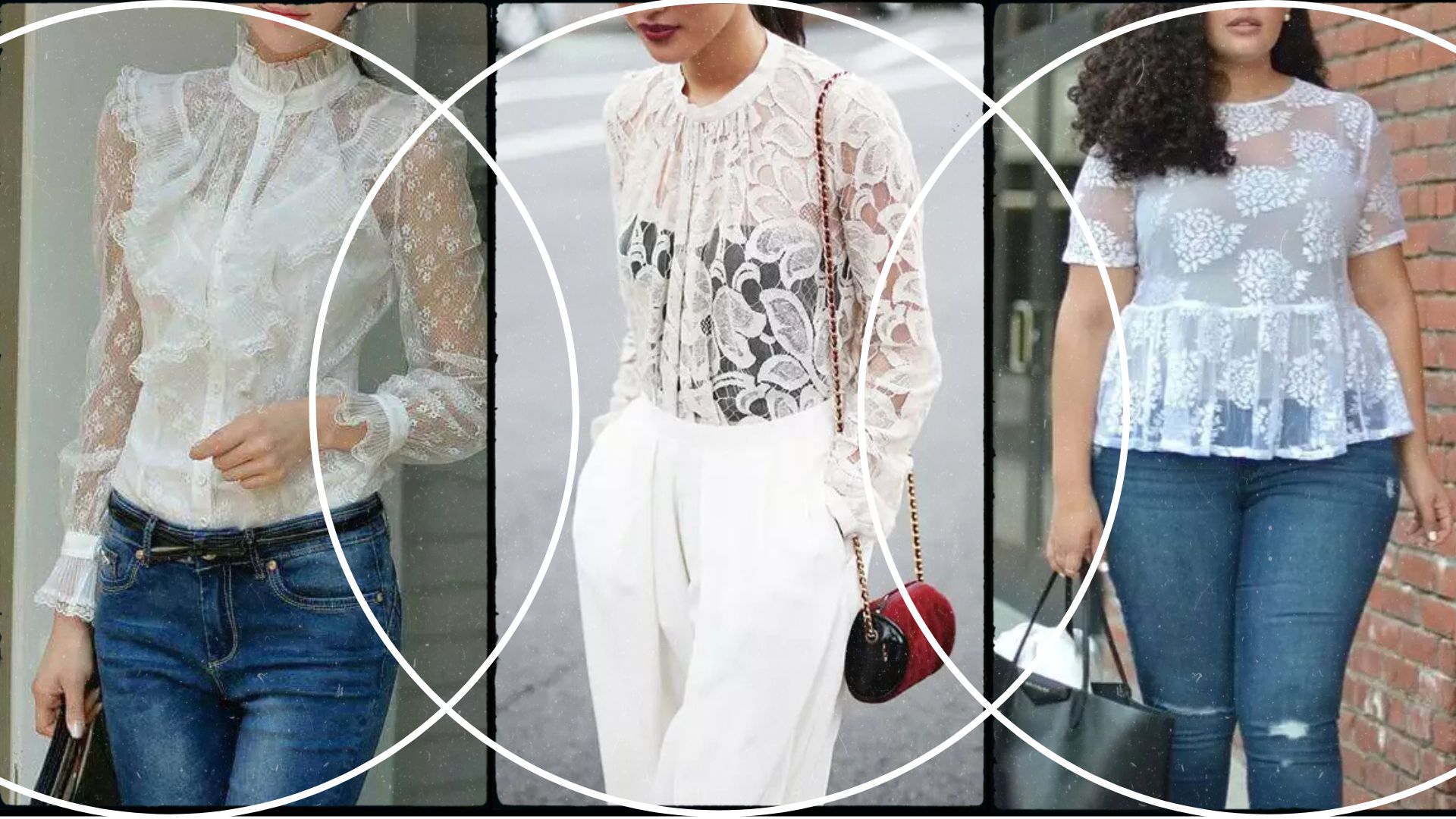 looks com blusas