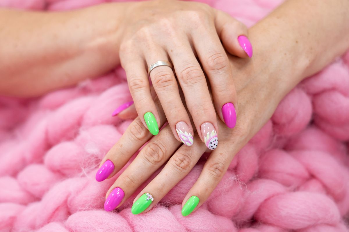 unhas de gel para formatura