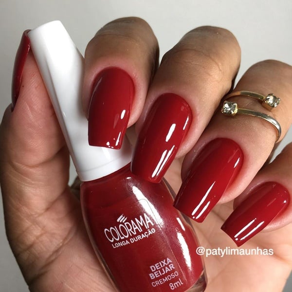 unhas de gel baby boomer