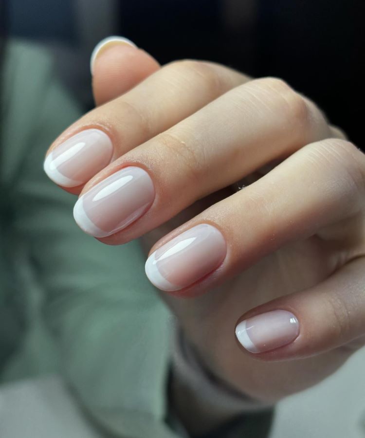 como fazer unhas simples estilo francesinha