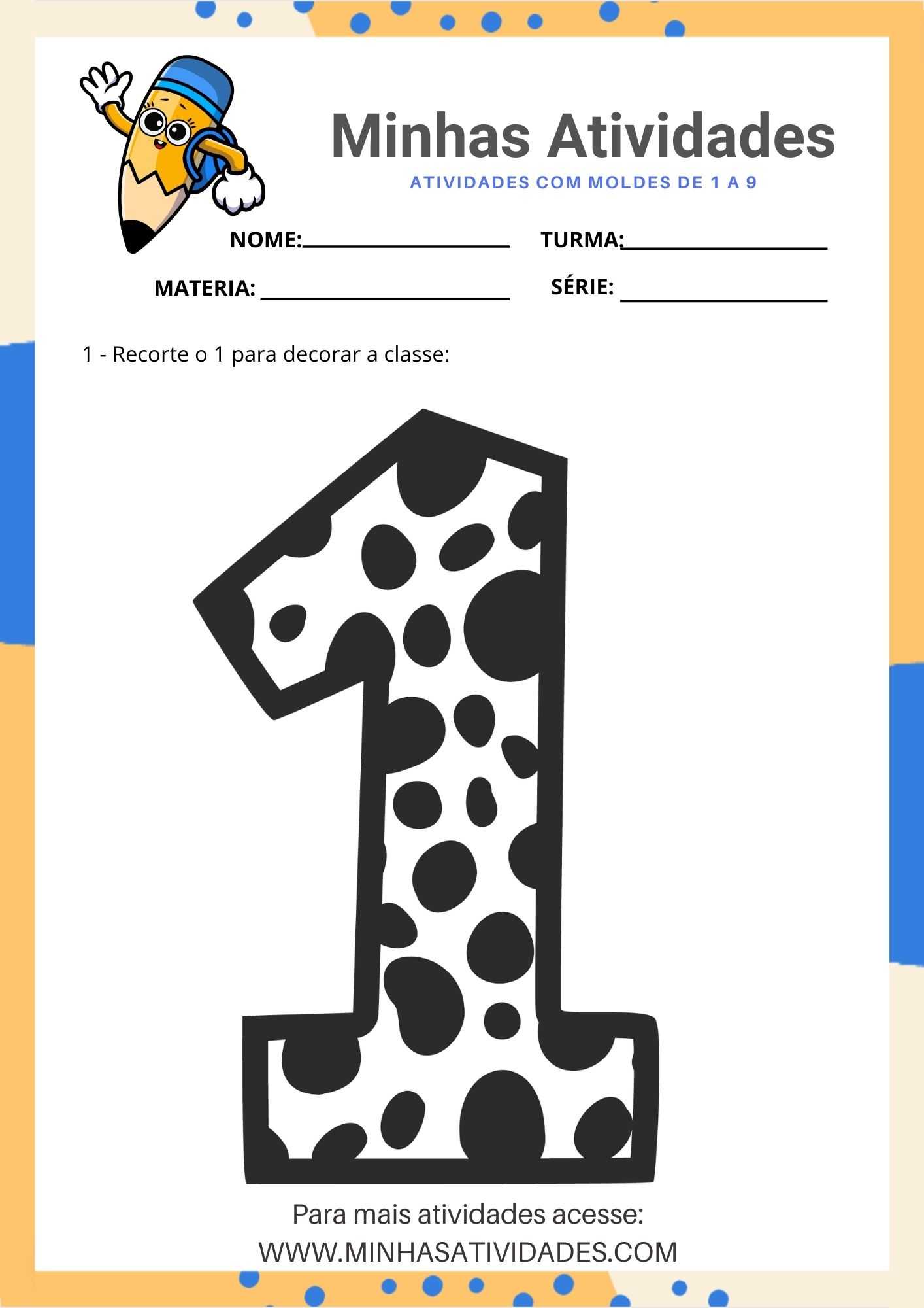 DIY: Transforme seu Molde do Número 0 em Decoração de Parede