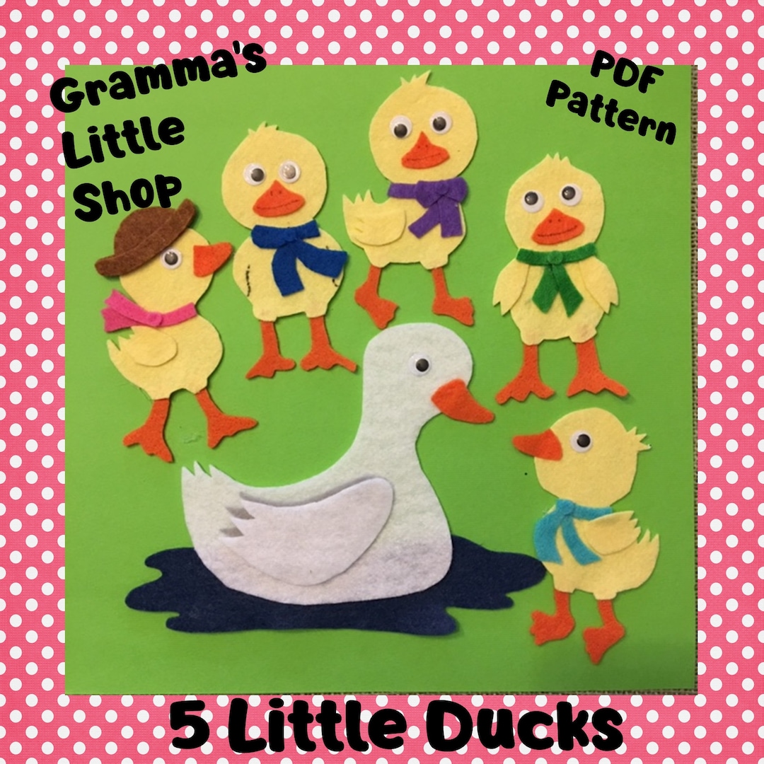 Ideias de atividades lúdicas com a música 'Os 5 Patinhos'