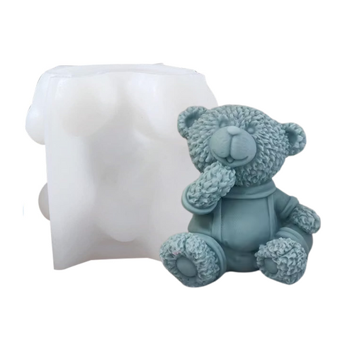 Técnicas Avançadas: Fazendo Ursos 3D com Moldes de Porcelana Fria e Silicone