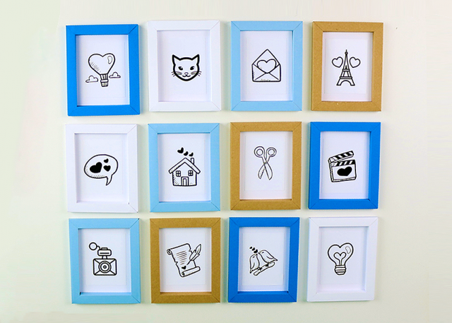 5 Ideias de Papéis para Molduras de Papel