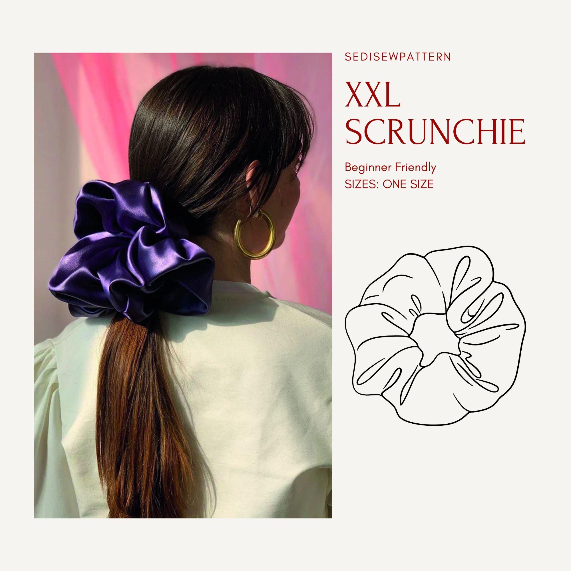 Scrunchie DIY: Passo a Passo para Iniciantes com Moldes Gratuitos