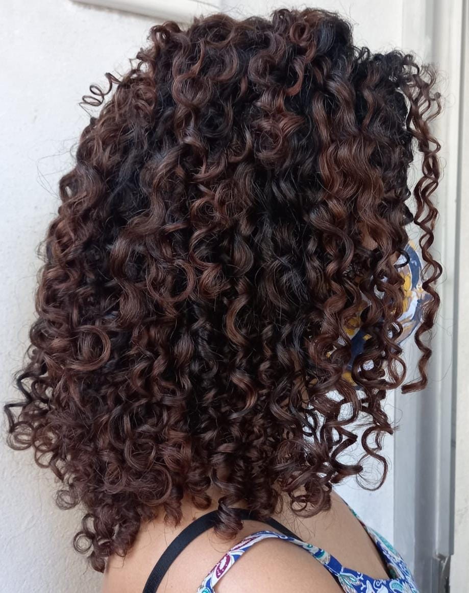 morena iluminada cabelo preto vs castanho iluminado