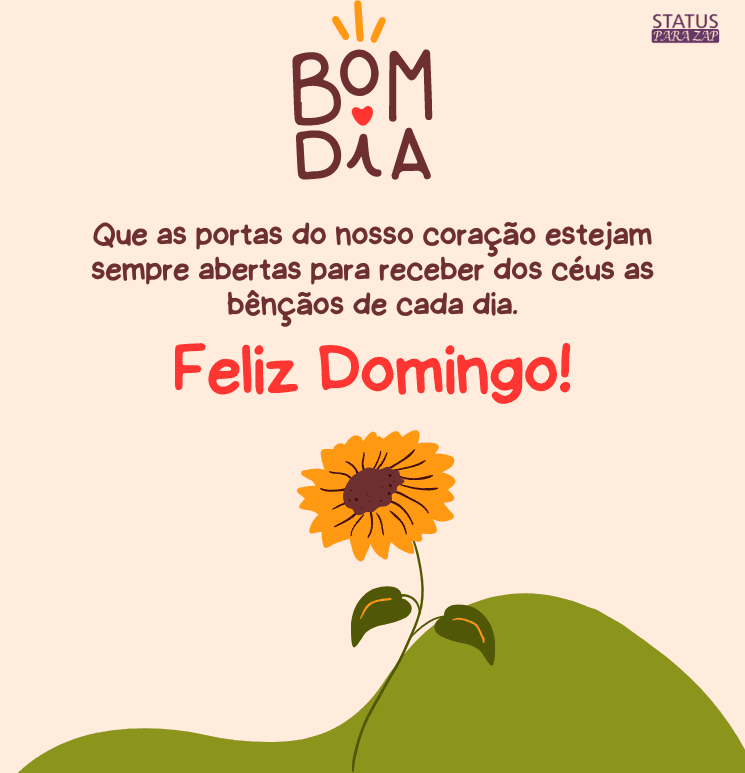 bom dia domingo para amigos