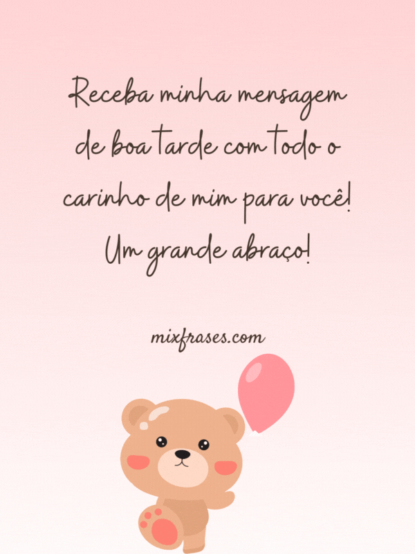 mensagem de boa tarde com carinho para amiga