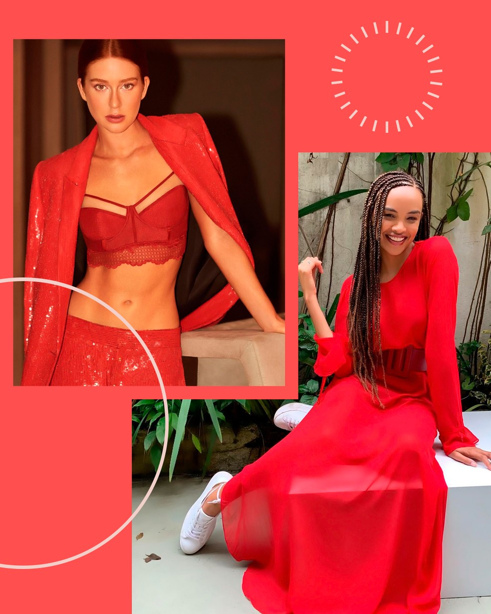 vestido vermelho com fenda