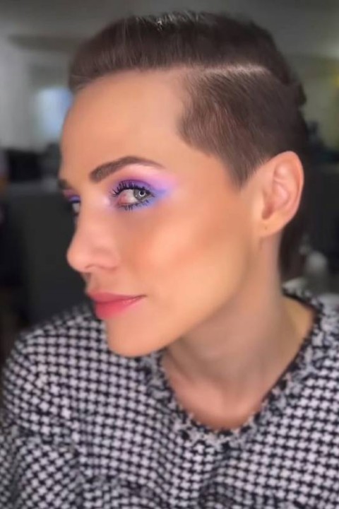 mulheres de cabelo curto