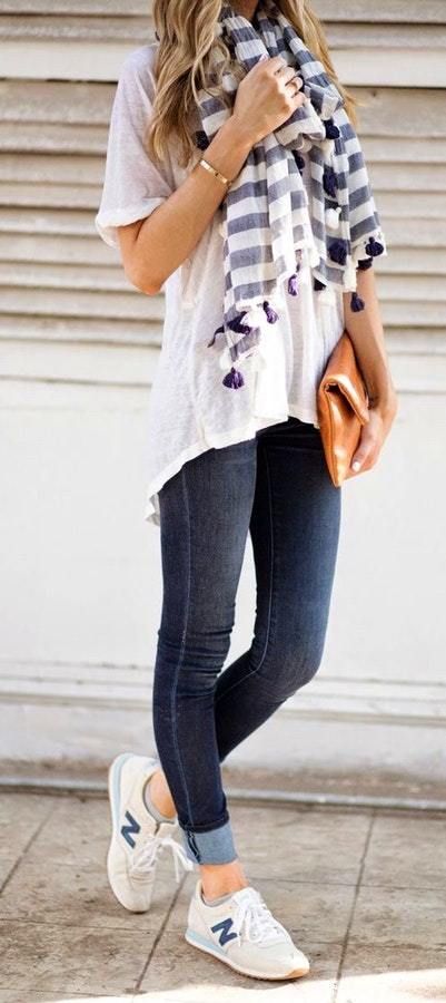 looks com tênis new balance