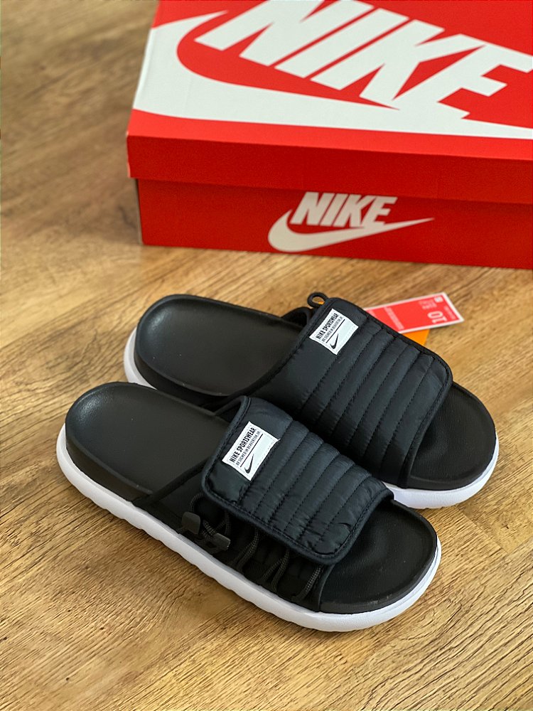 Nike Asuna 2 Slide Black White