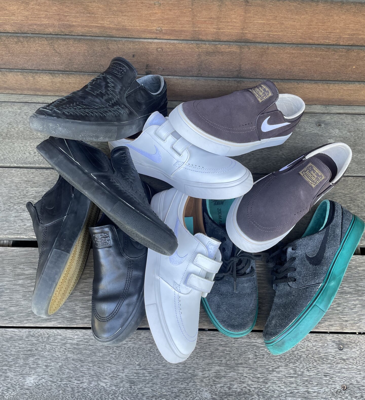 Nike Janoski preto e branco