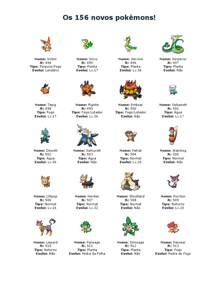 pokemon nomes curiosidades