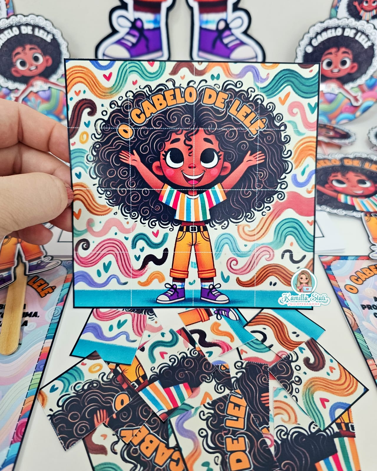 o cabelo de lelê história para imprimir