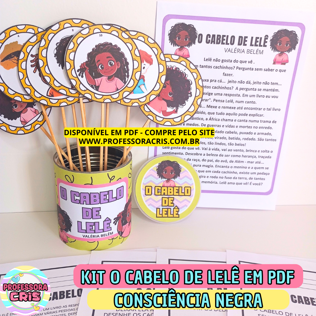 Como Criar uma 'História na Lata' Inspirada em 'O Cabelo de Lelê'