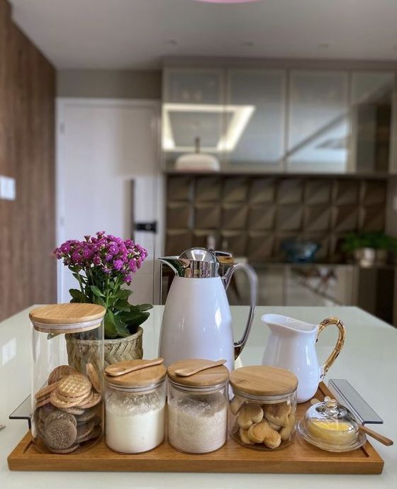 cantinho do café com cafeteira italiana