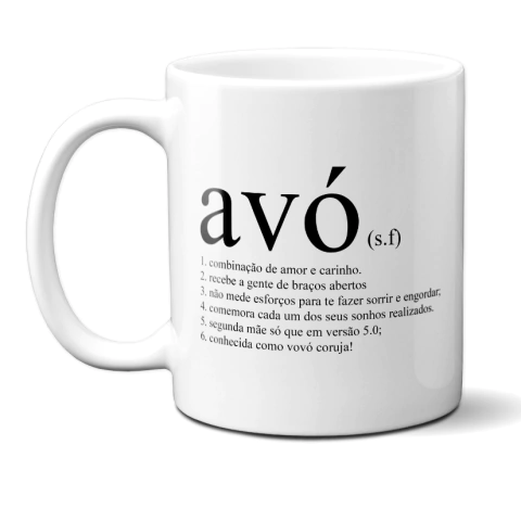presente personalizado para avó