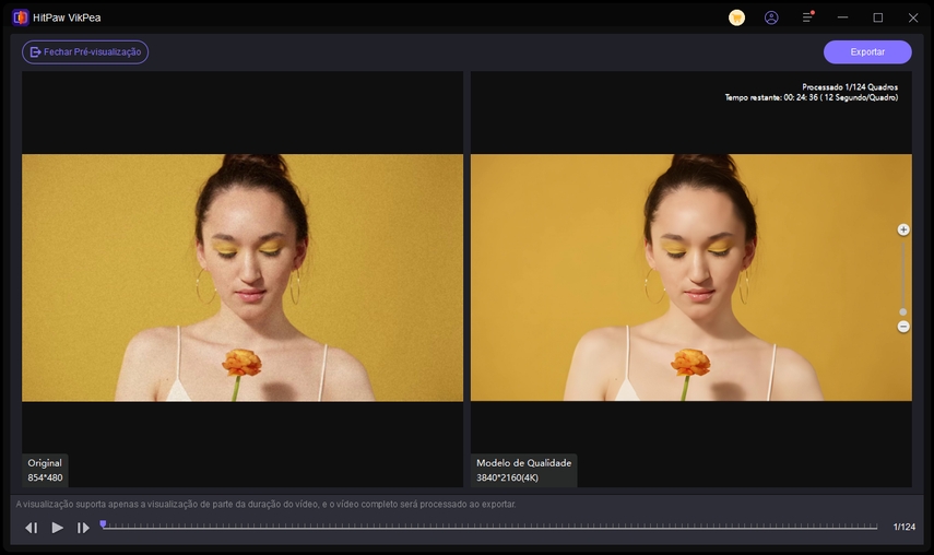 restauração de vídeos antigos tiktok
