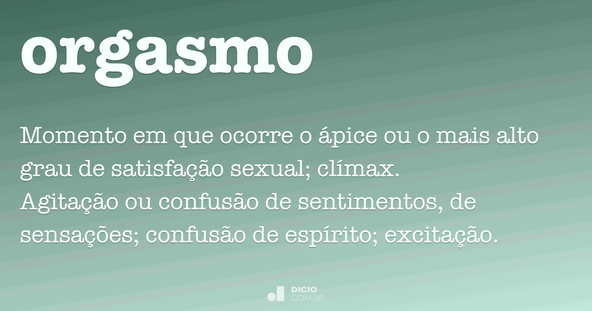 O Que E Orgasmo
