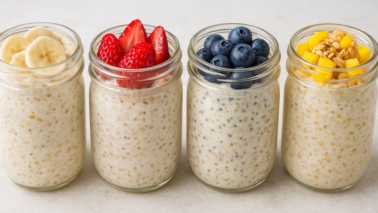 Receitas de Overnight Oats para Diabéticos: Opções com Baixo Índice Glicêmico